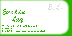 evelin lay business card